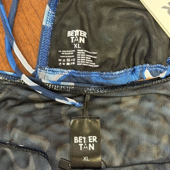 Better Tan Print Tan-Through Bikini XL NWT - Picture 2 of 2